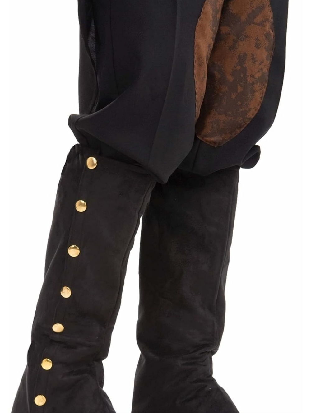 Men's Adult Steampunk Suede Spats Costume Accessory